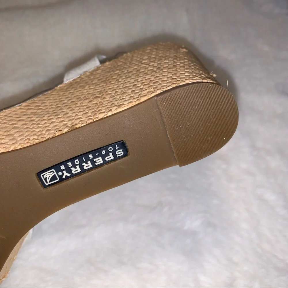Sperry Top Sider Paloma Espadrilles Wedges, sz 8.5